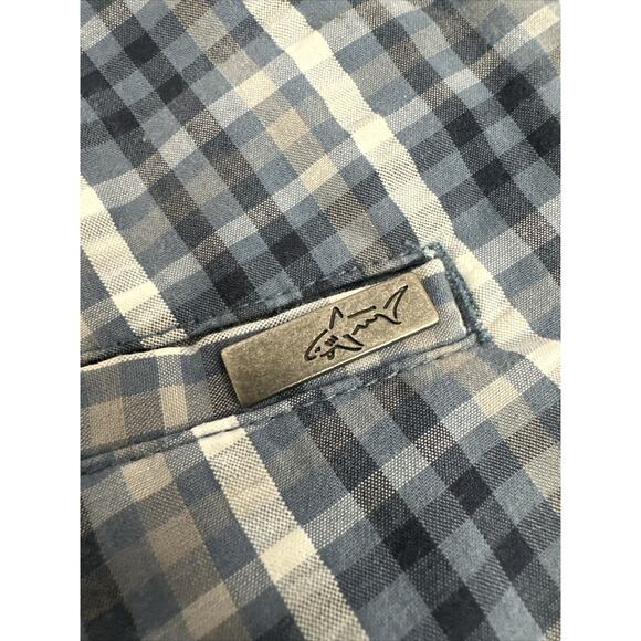 Men's Blue Plaid Shorts - Picture 3 of 8